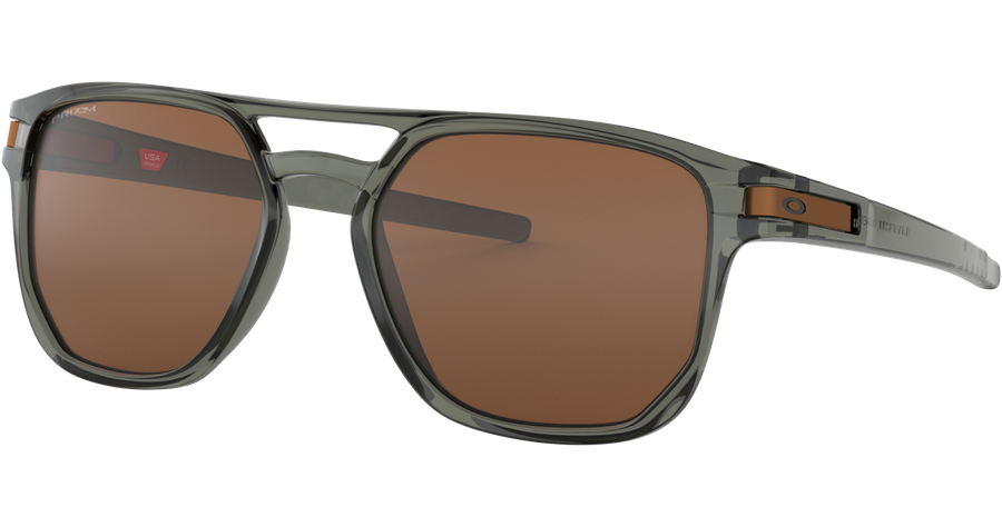 Oakley Latch Beta OO9436 943603 - Sonnenbrille Herren - Fassung: Grün, Kunststoff, Eckig - Glasfarbe: Grau
