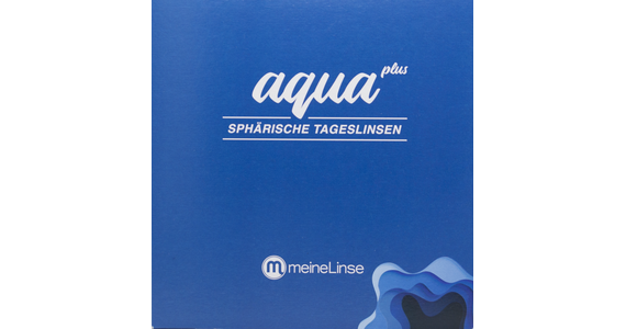 meineLinse aqua plus sphärische Tageslinsen 90er Kontaktlinsen