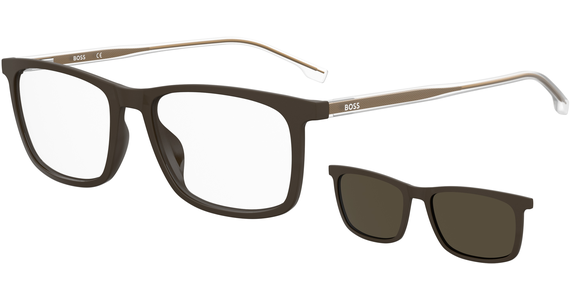 Brille mit Sonnenclip HUGO BOSS BOSS 1150/CS 4IN - matt braun - Ansicht 2
