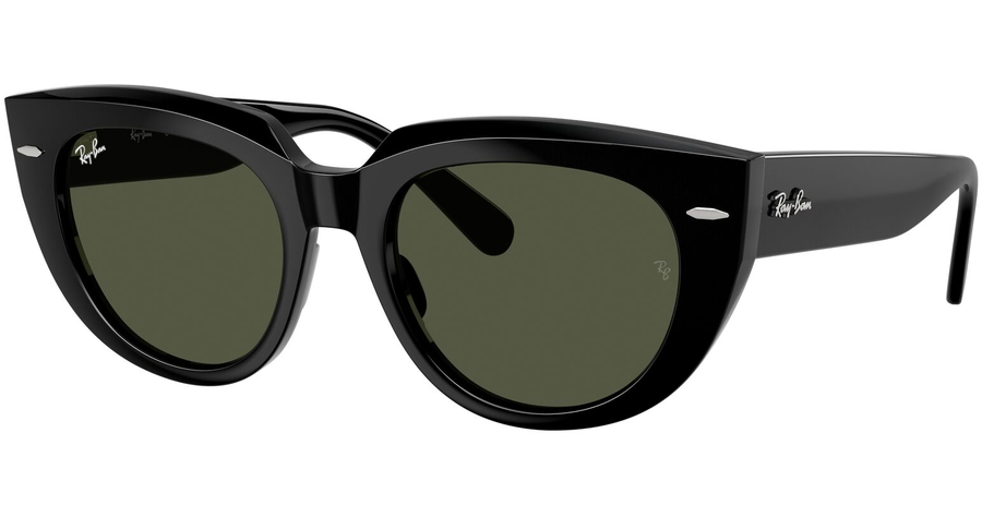 Ray-Ban Doreen RB2286 901/31 - Sonnenbrille Damen - Fassung: Schwarz, Kunststoff, Eckig