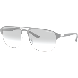 Emporio Armani EA2144 336511 - Sonnenbrille Herren - Fassung: Schwarz, Metall, Pilot - Glasfarbe: Grau