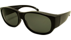 SunRay 06-71400-02 Überbrille, Schwarz glänzend