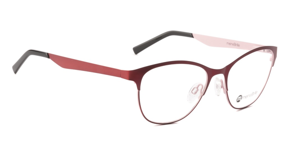 meineBrille 04-87010-02, Rot/Rosa Matt rechts - Ansicht 4