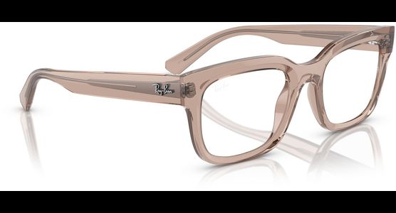 Ray-Ban Chad RX7217 8317, Glänzendes Hellbraun transparent - Ansicht 5