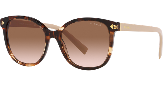 Prada PR 22ZS 07R0A6 Sonnenbrille Havana - Ansicht 2