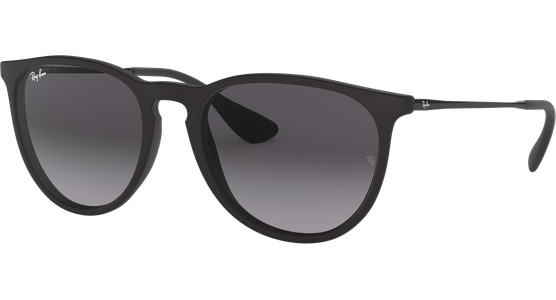 Ray-Ban Erika RB4171 Classic Matt Schwarz / Verlauf Grau 622/8G 54 Damen Sonnenbrille - Ansicht 2