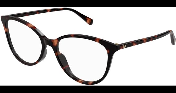 Gucci Damenbrille GG1359O HAVANA Cateye - Ansicht 2