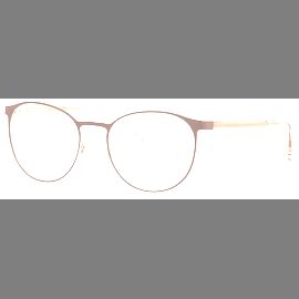 Brendel 902421 52 60 Runde Brille Damen Braun Metall