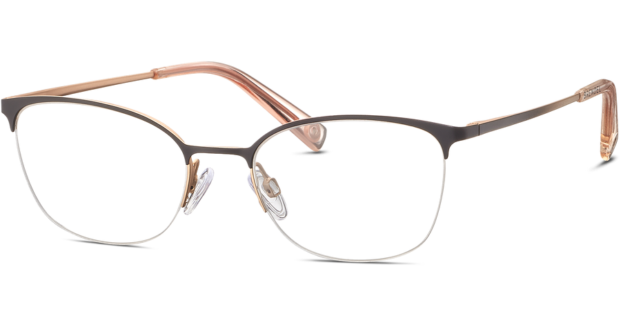 Brendel 902392 50 30 Brille Damen Halbrand Grau Metall