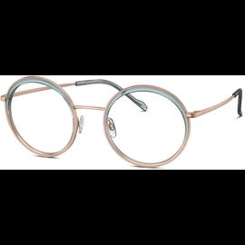 Titanflex Brille 826040 53 20 Damen Fassung: Gold, Rund, Vollrand