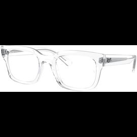 Ray-Ban Brille Chad RX7217 8321, Glänzendes Transparent - LARGE