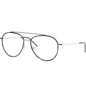 Brille Fraims 03-97200-01 Freddy, Schwarz Matt/Silber - Ansicht 2