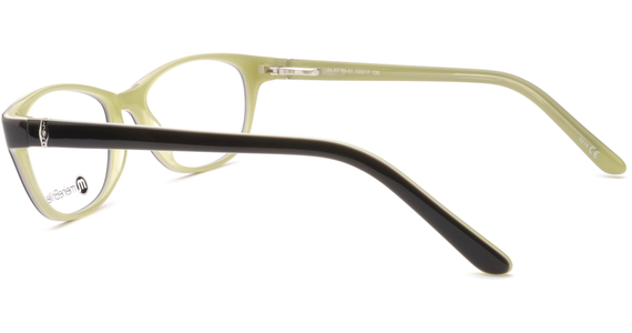 meineBrille 04-69180-01, Schwarz/Hellgrün seite - Ansicht 5