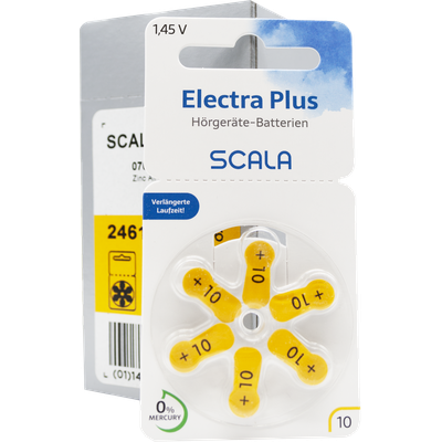Hören Scala Hörgerätebatterien Electra plus 10 (60 Stk.) Ansicht 3