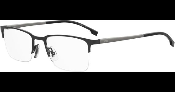 HUGO 1187 - Halbrand Brille Herren - Fassung: Schwarz, Metall - Ansicht 2