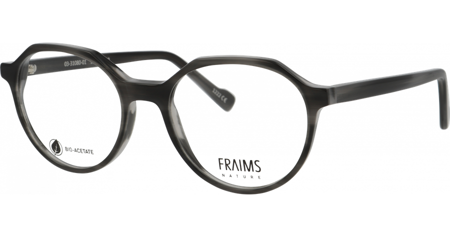 FRAIMS NATURE 03-31080-01 Naoki, Steingrau meliert glänzend Brille