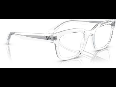 Ray-Ban Brille Unisex Ray-Ban Chad RX7217 8321, Glänzendes Transparent Ansicht 4