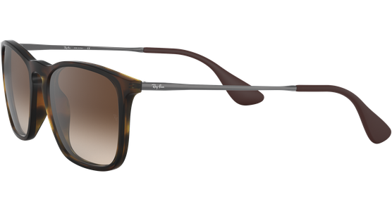 Ray-Ban Chris RB4187 Matt Havanna / Verlauf Braun 856/13 54 - Ansicht 3