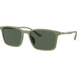 Emporio Armani EA4223U 542471 - Sonnenbrille Herren - Fassung: Grün, Kunststoff, Rechteck - Glasfarbe: Grün