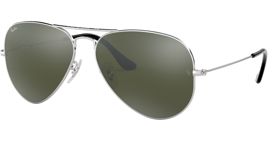 Ray-Ban Aviator Mirror RB3025 003/40 Silber / Silber verspiegelt 62 - LARGE Sonnenbrille