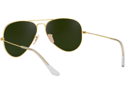 Ray-Ban Aviator Flash Lenses RB3025 112/17, Gold/Blau Verspiegelt 55 - SMALL - Ansicht 5