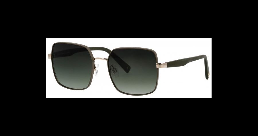 Brendel 905047 54 40 Sonnenbrille Damen Fssung: Quadratisch, Grün, Metall Glasfarbe: Grün