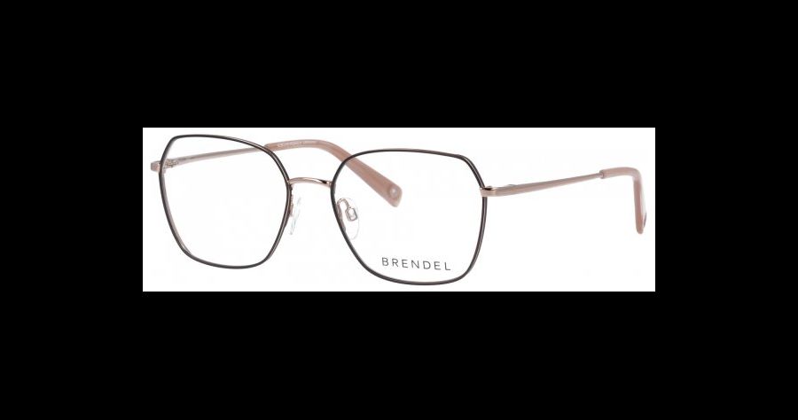 Brendel 902360 54 30 Quadratische Brille Damen Grau Metall