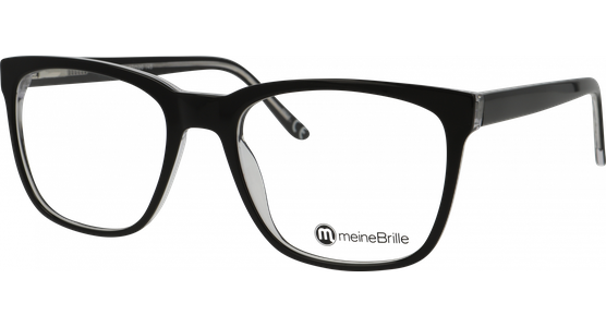 meineBrille 04-40180-01, Schwarz Transparent glänzend - Ansicht 2