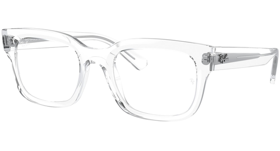 Ray-Ban Brille Chad RX7217 8321, Glänzendes Transparent - LARGE - Ansicht 2