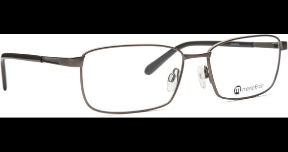 meineBrille 04-12090-02, Hell Gun matt / Dunkelgrau glänzend Schräg rechts - Ansicht 5
