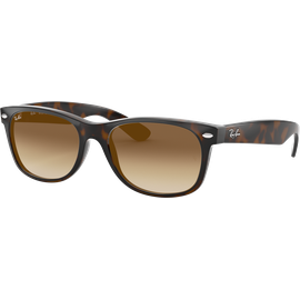 Ray-Ban Sonnenbrille RB2132 New Wayfarer SMALL Classic Glänzend Tortoise / Braun 710/51 52