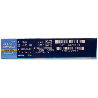  Acuvue Oasys Max 1-Day Multifocal 90er Ansicht 3