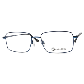 meineBrille 04-12030-01, Marineblau Schräg rechteckige Brille