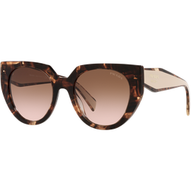 Prada PR 14WS 01R0A6 Sonnenbrille Caramel Tortoise/powder