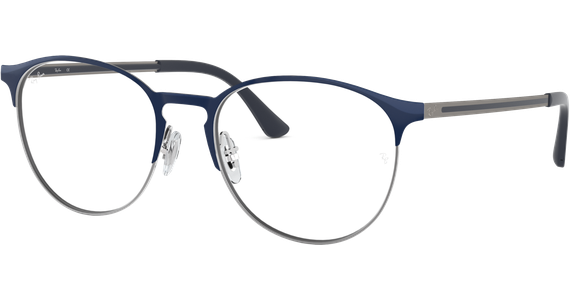 Ray-Ban Brille RX6375 2981 Blau Panto - Ansicht 2