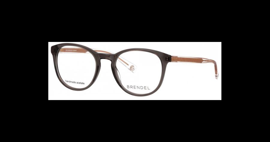 Brendel 903178 51 30 - Brille Rund Damen Vollrand Grau Kunststoff