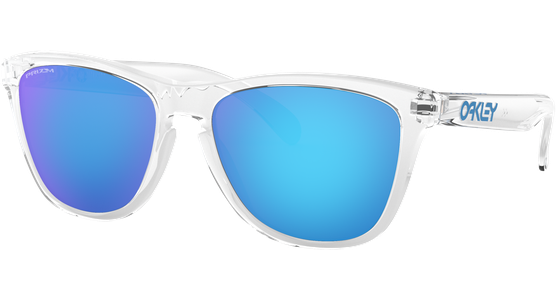 Oakley Frogskins Crystal Clear / Prizm Sapphire OO9013 D0 55 Sonnenbrille - Ansicht 2