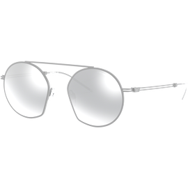 Emporio Armani EA2078 30016G - Sonnenbrille Herren - Fassung: Schwarz, Metall, Irregulär - Glasfarbe: Grau