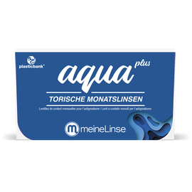 meineLinse aqua plus torische Monatslinsen 3er Kontaktlinsen