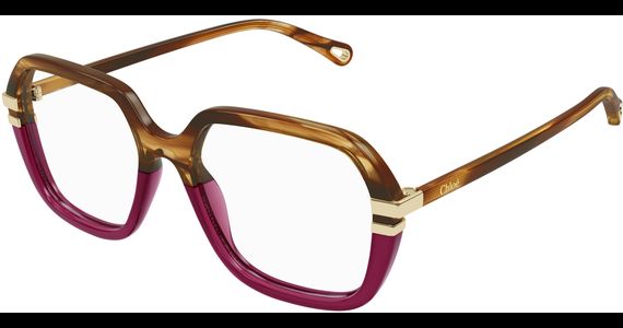Chloé CH0205O Havanna/Pink Brille - Ansicht 2
