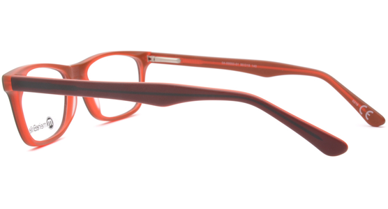 meineBrille 04-69000-01, Braun/Rot Matt seite - Ansicht 4