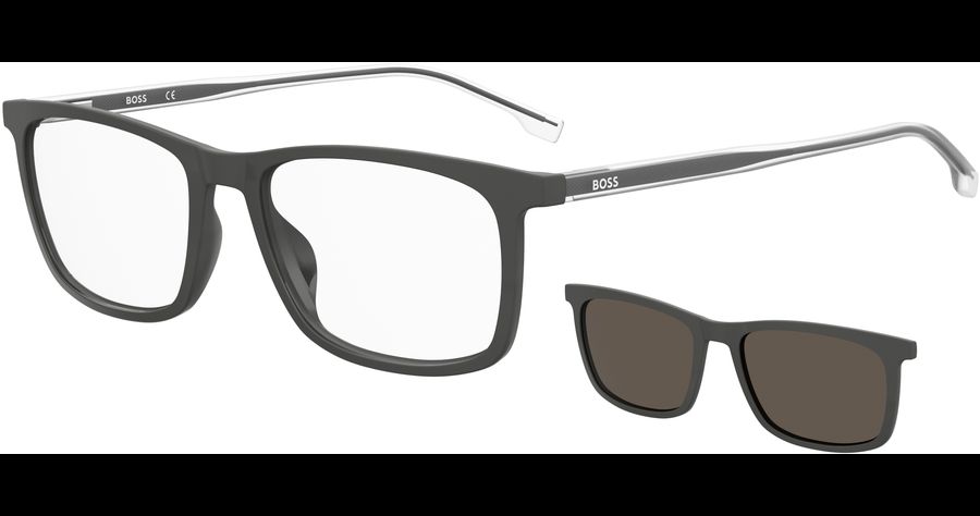 HUGO BOSS BOSS 1150/CS  FRE MATT Grau Brille mit Sonnenclip