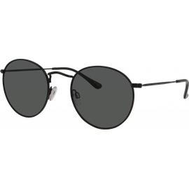 SunRay 06-13050-05, Schwarz matt - Sonnenbrille Unisex - Fassung: Schwarz, Metall, Rund