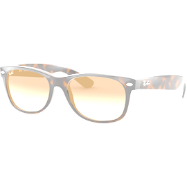 Ray-Ban Sonnenbrille RB2132 New Wayfarer Classic Glänzend Tortoise / Braun 710/51 55