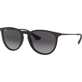 Ray-Ban Erika RB4171 Classic Matt Schwarz / Verlauf Grau 622/8G 54 Damen Sonnenbrille