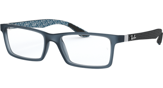 Ray-Ban Brille RX8901 5262 vollrand rechteckig blau - Ansicht 2