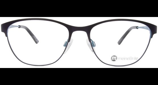 meineBrille 04-96020-02, Dunkel Violett/Türkis Matt front - Ansicht 3