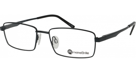 meineBrille 04-69090-03, dunkelpetrol glänzend rechteckige Herrenbrille - Ansicht 2