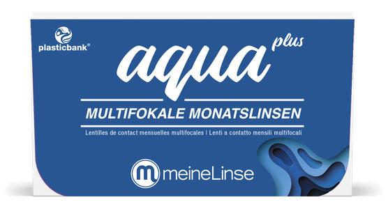 meineLinse aqua plus multifokale Monatslinsen 3er Gleitsichtkontaktlinsen - Ansicht 2