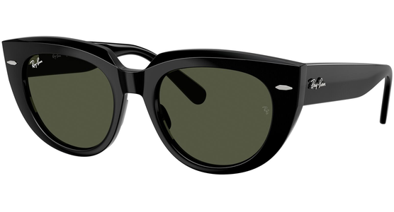 Ray-Ban Doreen RB2286 901/31 - Sonnenbrille Damen - Fassung: Schwarz, Kunststoff, Eckig - Ansicht 2